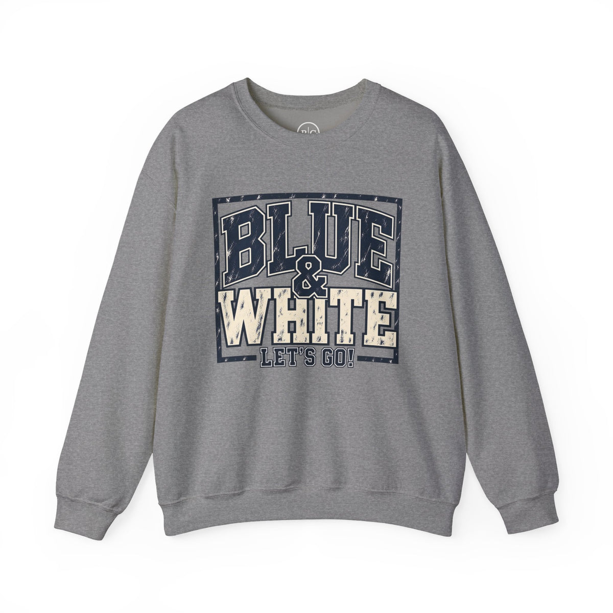 Greenwood Fans | Blue & White | Heavy Blend Sweatshirt