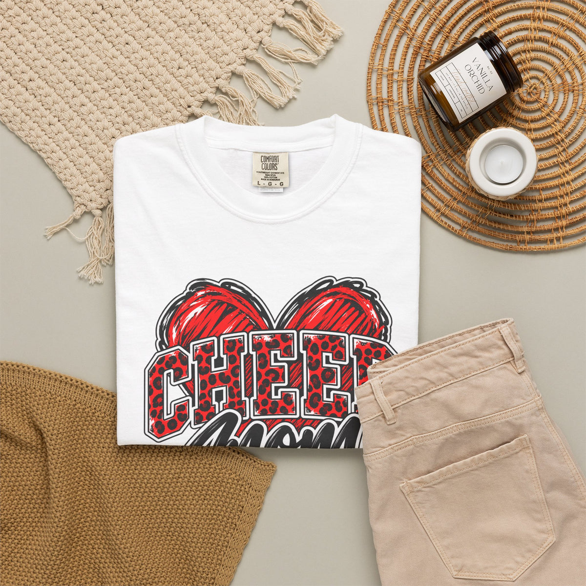 Mansfield Fans - Cheer Wild Heart | Comfort Colors