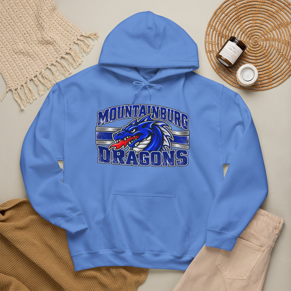 Mountainburg Fans - Fire & Fury | Heavy Blend™ Hoodie