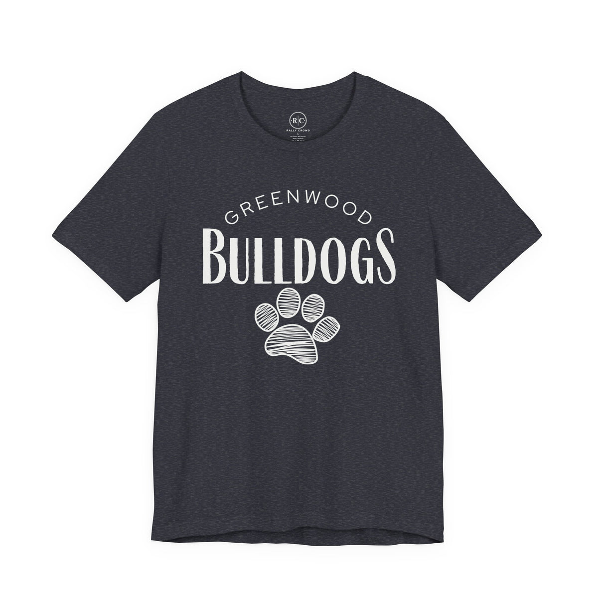 Greenwood Bulldogs | Sketch Paw - Premium Everyday Tee