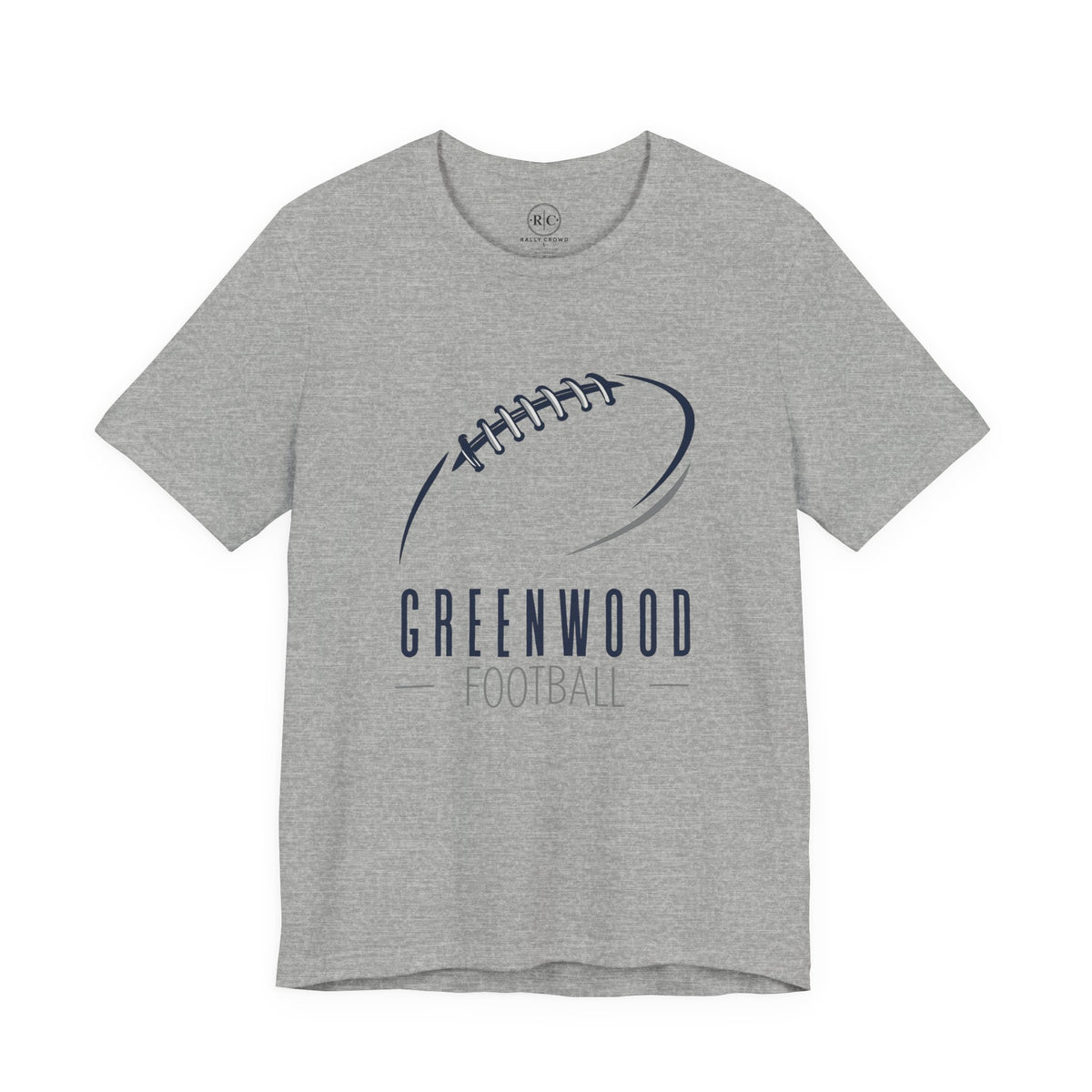 Greenwood Football - Football Outline | Premium Everyday Tee
