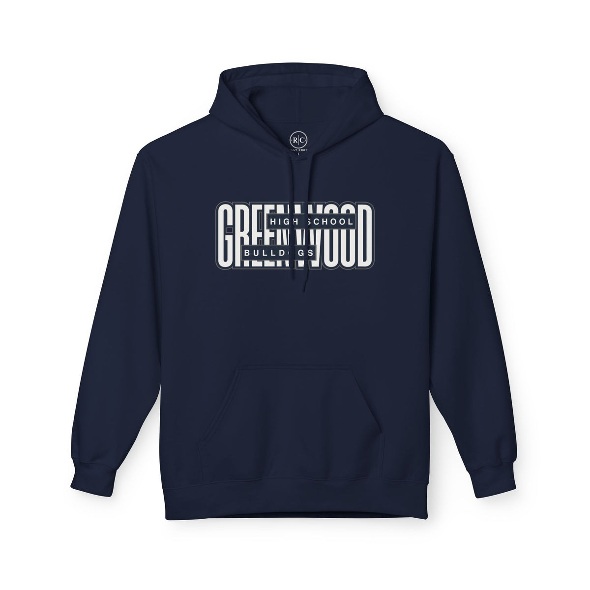 Greenwood Fans - Front Page — Midweight Fleece Hoodie