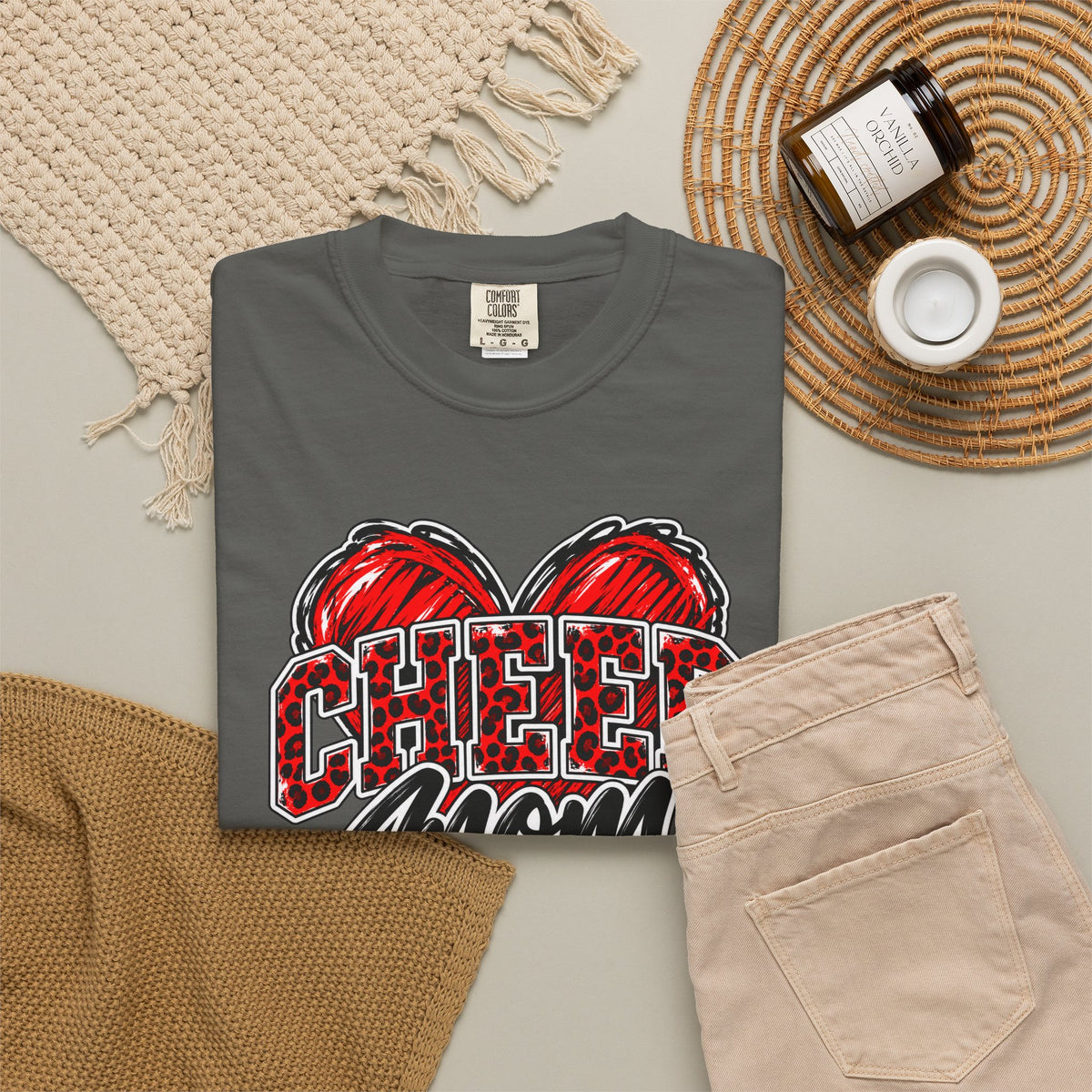 Mansfield Fans - Cheer Wild Heart | Comfort Colors