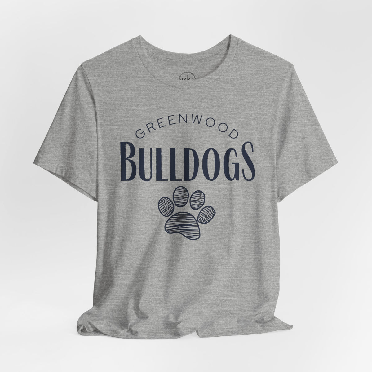 Greenwood Bulldogs | Sketch Paw - Premium Everyday Tee