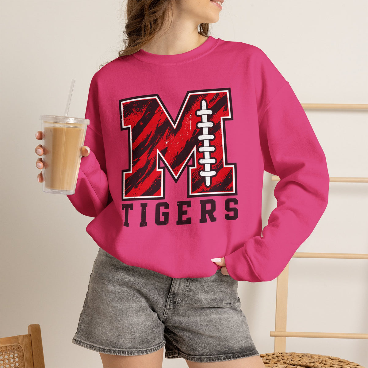 Mansfield Fans - The Tiger Laces | Heavy Blend Sweatshirt