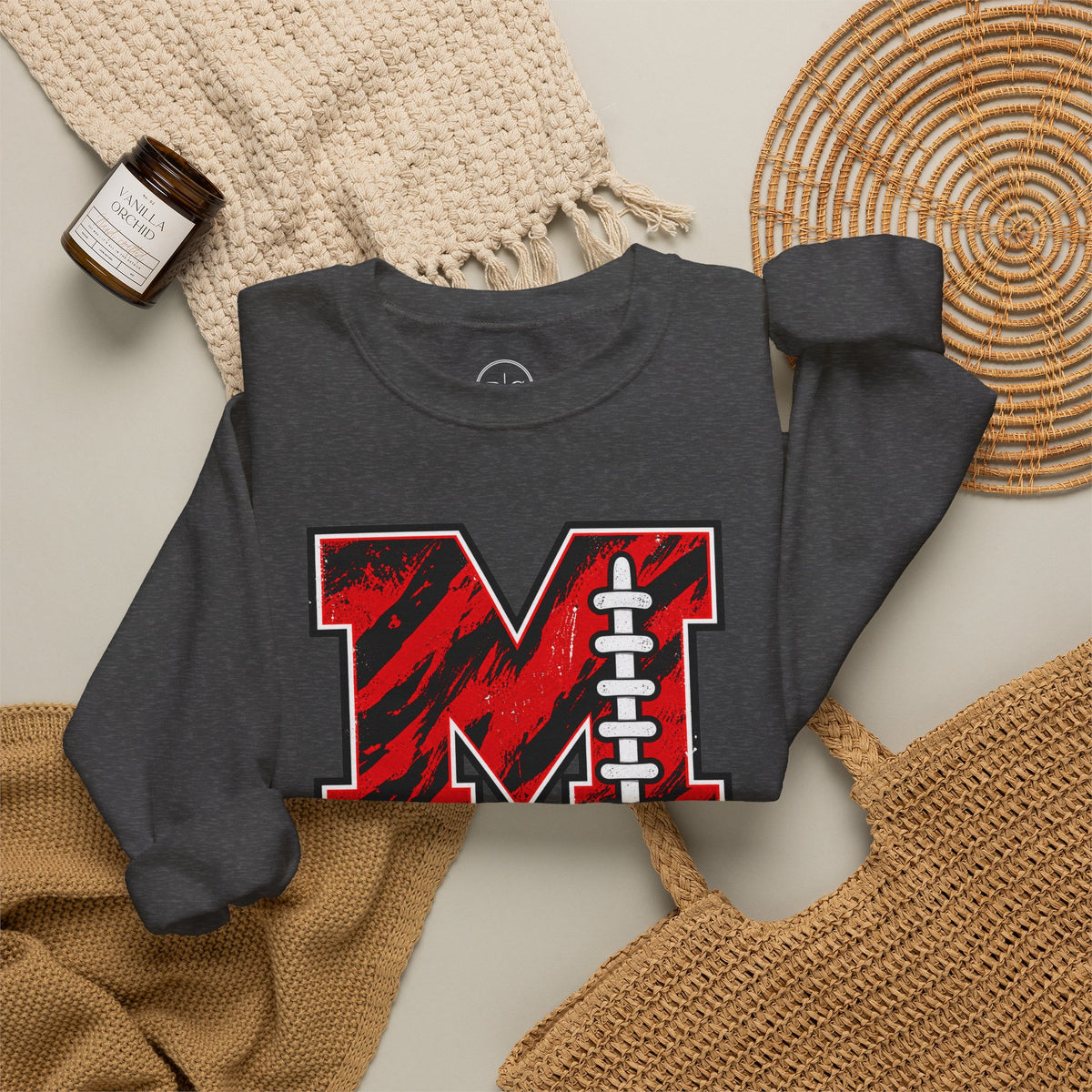 Mansfield Fans - The Tiger Laces | Heavy Blend Sweatshirt