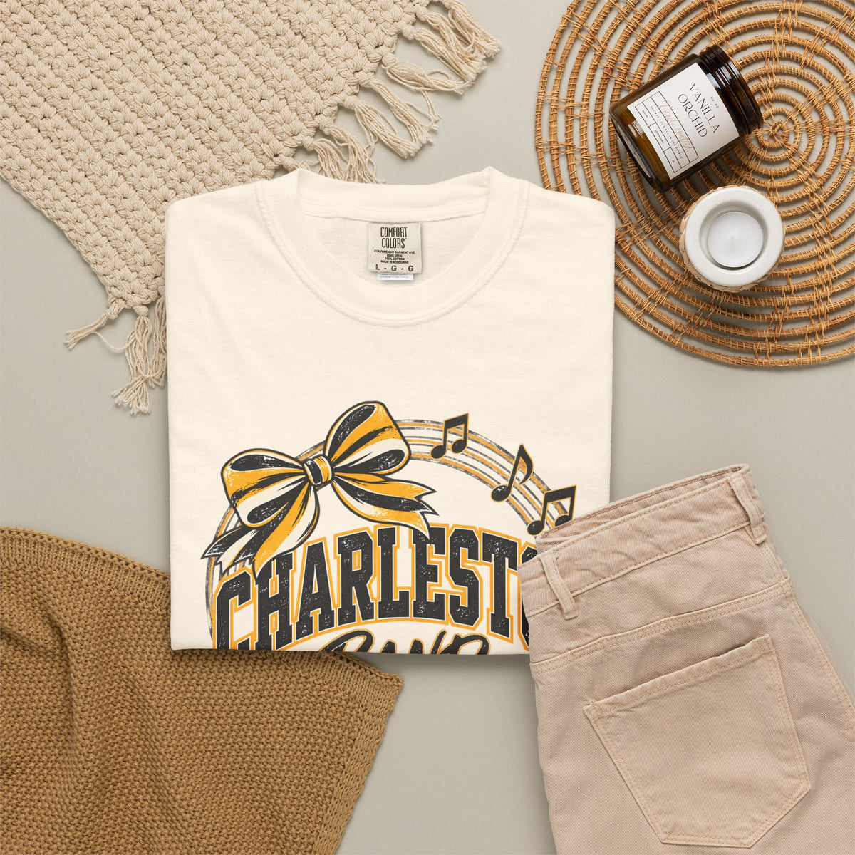 Charleston Fans - In Circles | Comfort Colors Tee