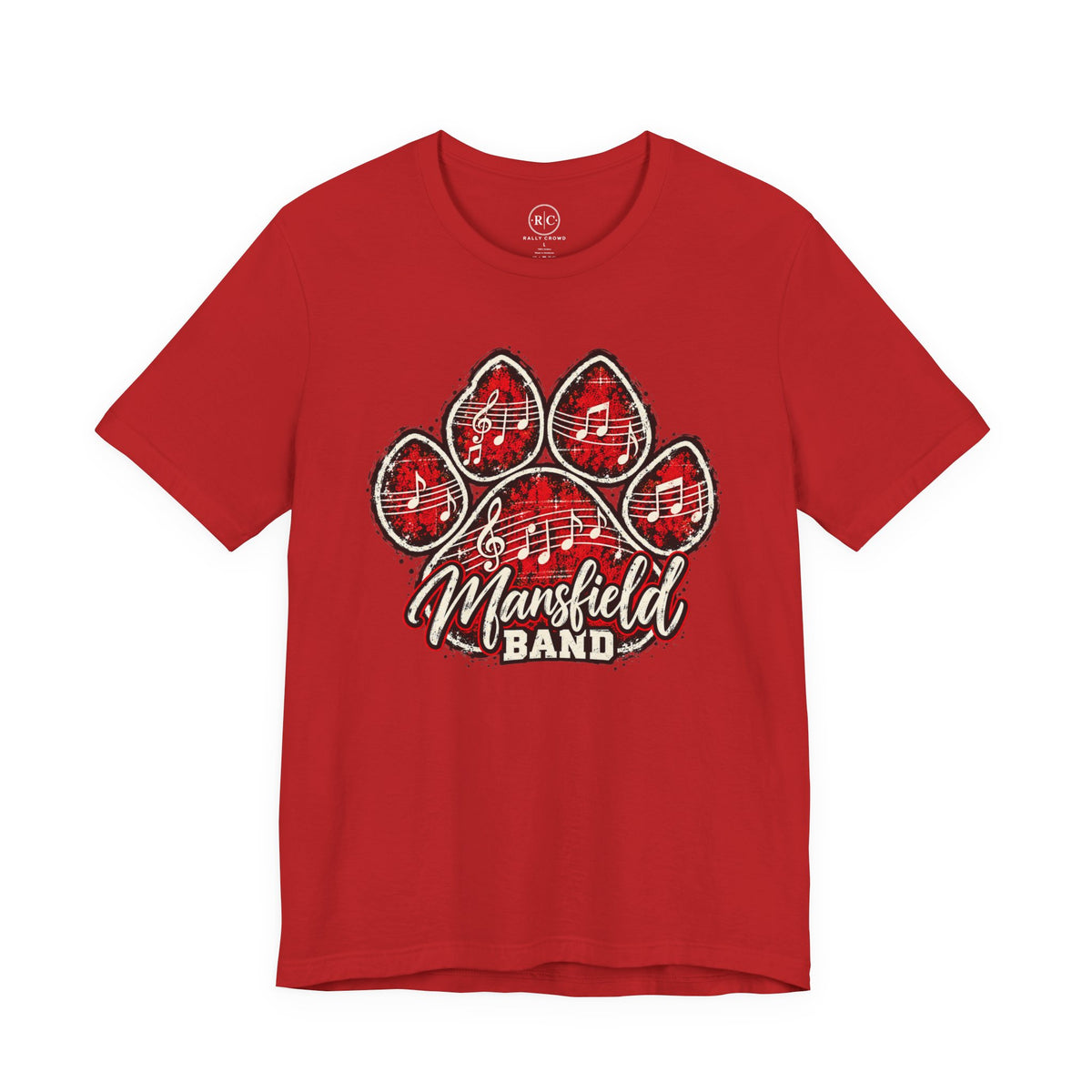 Mansfield Fans - Paw Pride Mansfield Band | Premium Everyday Tee