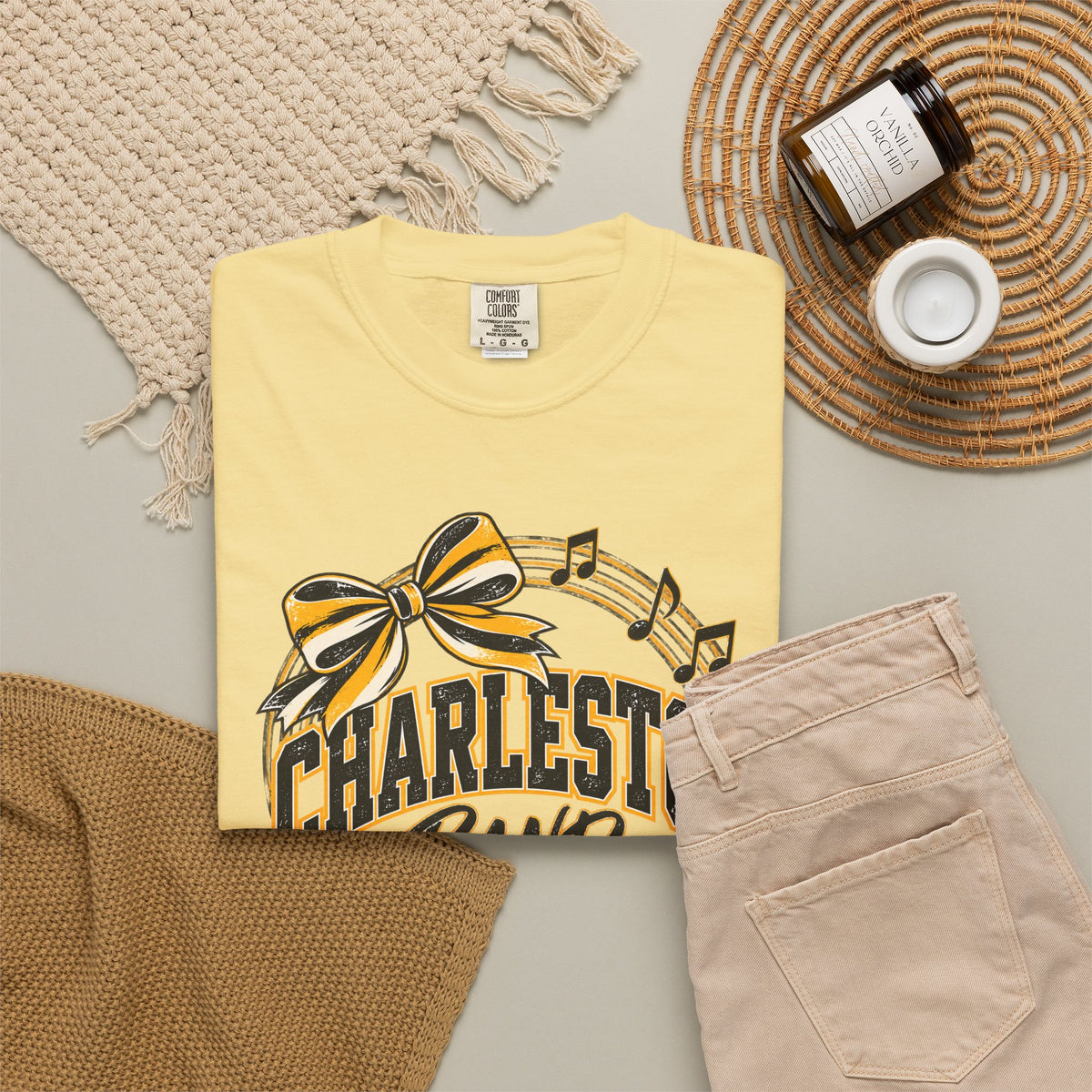 Charleston Fans - In Circles | Comfort Colors Tee