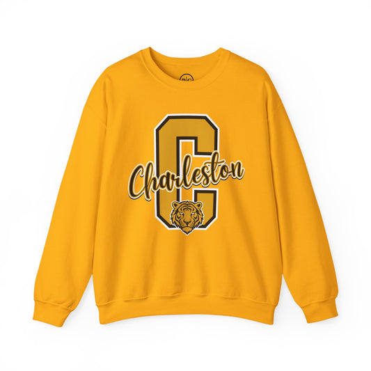 Charleston Fans - Tiger Stamp | Heavy Blend Sweatshirt