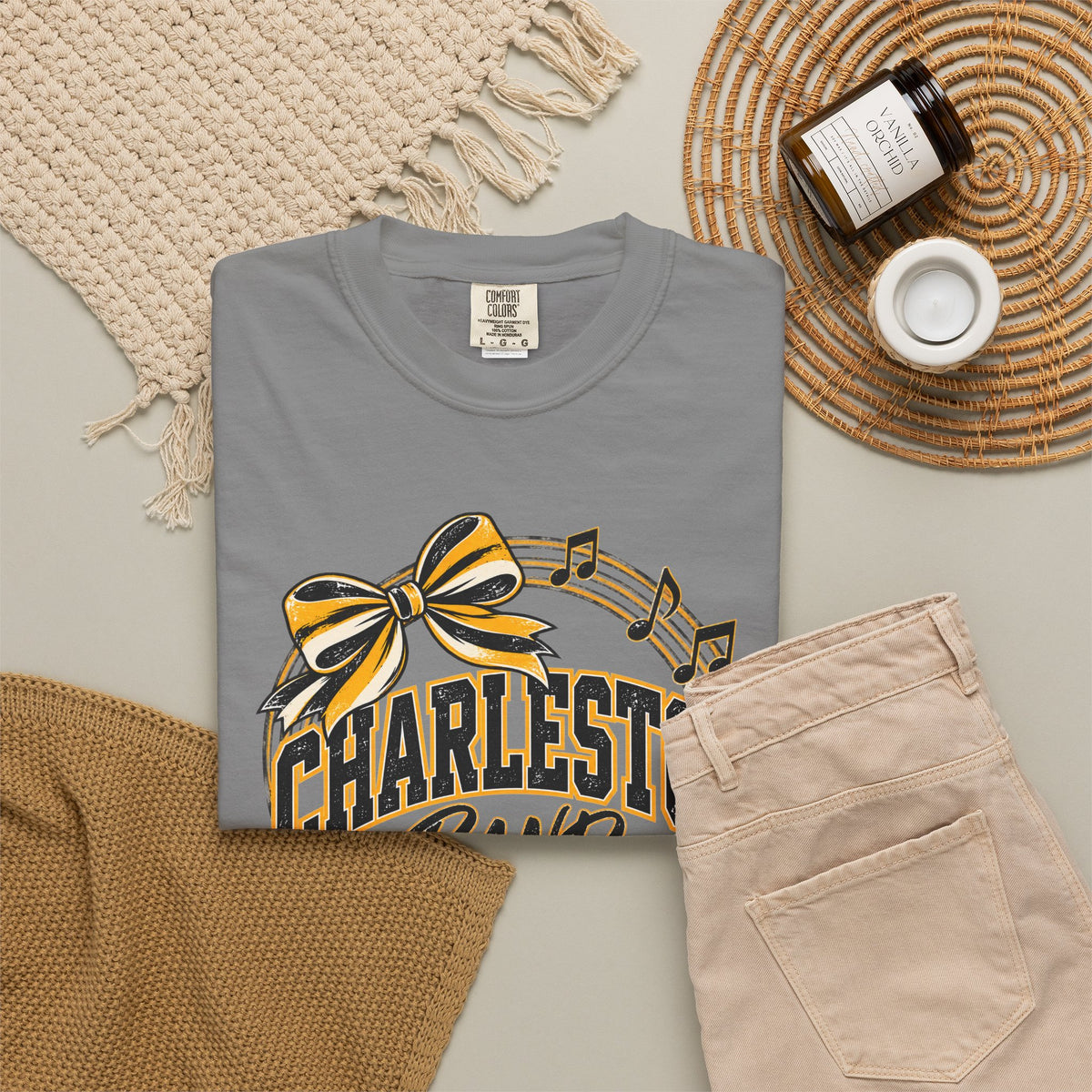 Charleston Fans - In Circles | Comfort Colors Tee