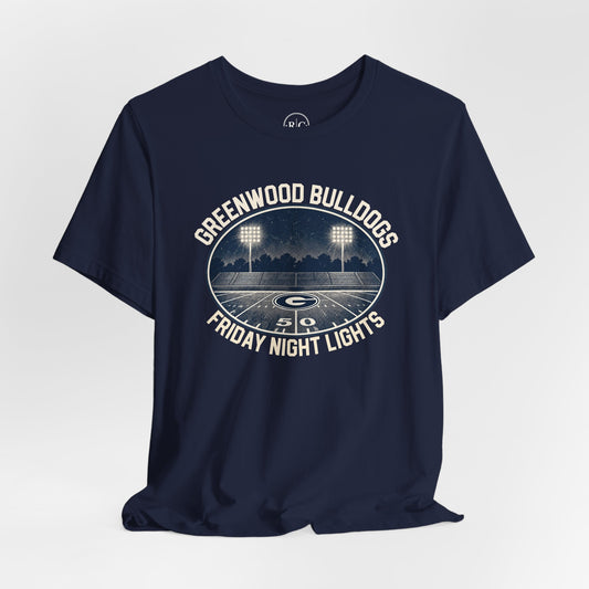 Greenwood Football | Under the Lights | Premium Everyday Tee