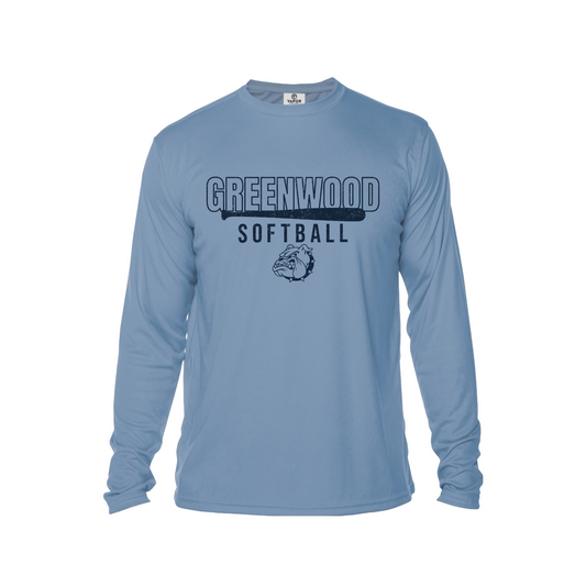 GWD Softball | Bat Outline - Solar Wicking Long Sleeve